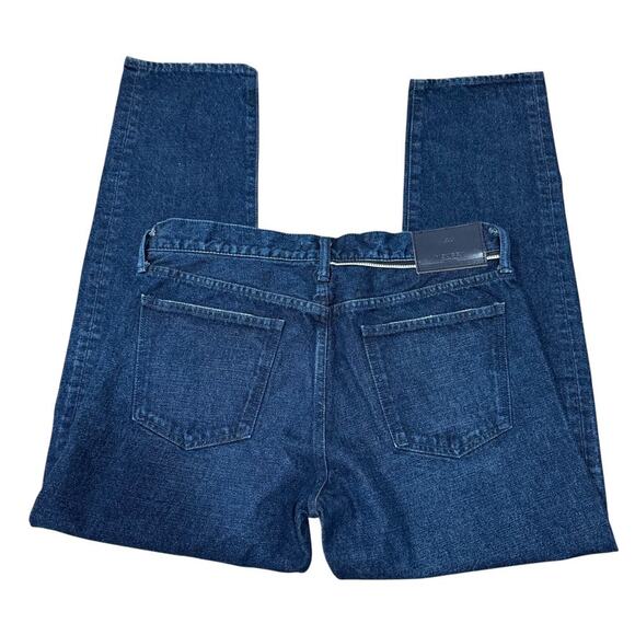 MOUSSY Vintage Emma Tapered Mid 100% Cotton Jeans Dark Blue 31 - Picture 7 of 7